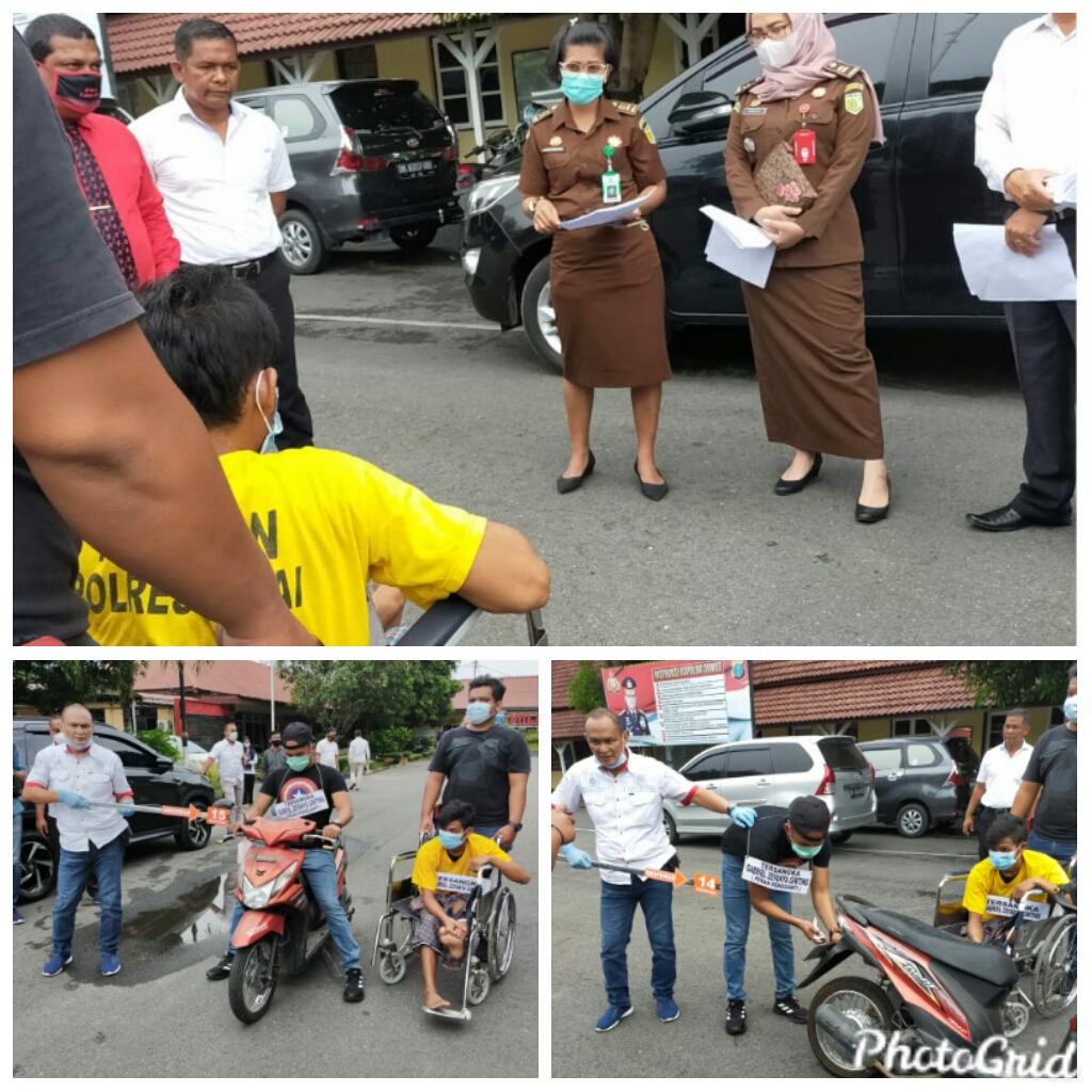 Kapolres Binjai Pimpin Gelar Rekonstruksi Kasus Rani Anggraini