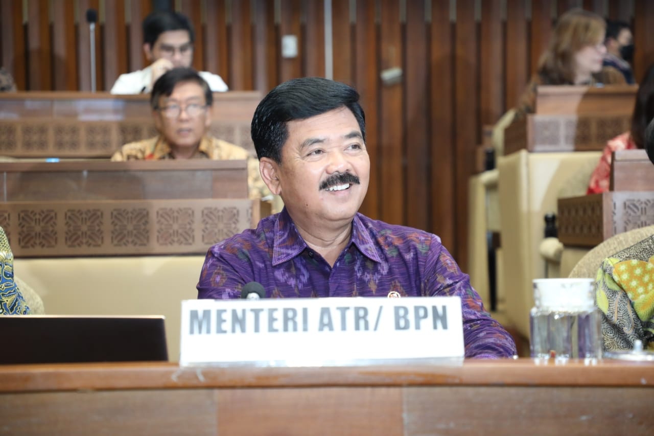 Sinar Pagi Baru - Raker Bersama Komisi II DPR Menteri ATR BPN Sampaikan